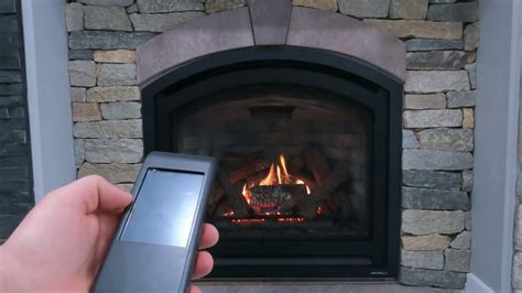 how does a gas fireplace remote work